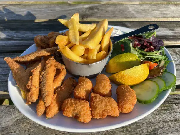 Fried Scampi & Chips